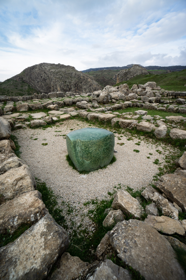 Hattusha Temple Green stone
