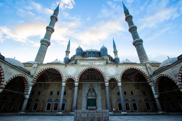 Edirne Selimiye Mosque Courtyard