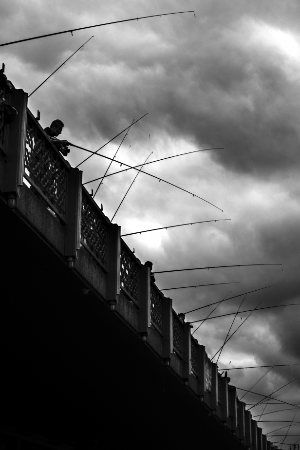 Galata Bridge Fishermen