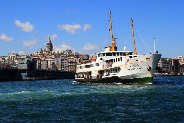 Istanbul Ferry Galata Tower